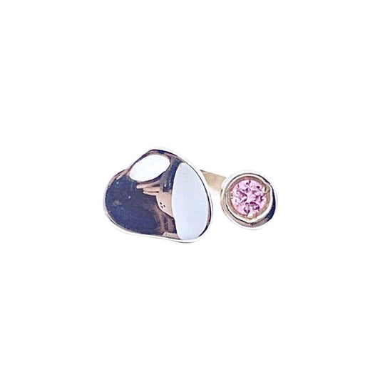 Sterling Silver with Cubic Zirconia Ring