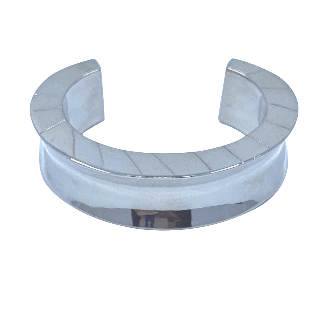 SS Striped Hand Cuff Bracelet