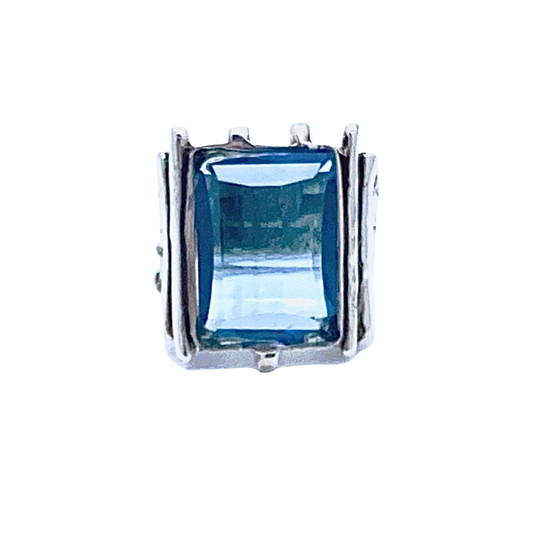 Chrystal Quartz SS Ring