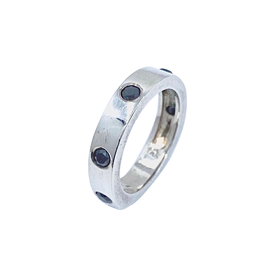 Black Diamonds SS Eternity Band