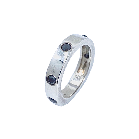 Black Diamonds SS Eternity Band