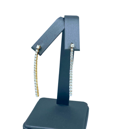Yellow Gold Dangling Earrings